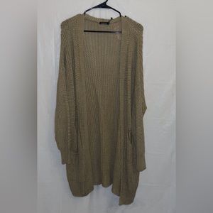 Brown Crotchet Cardigan